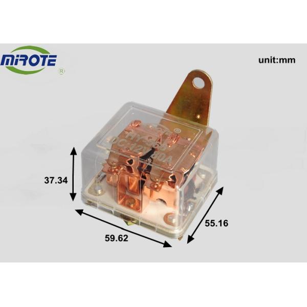 Transparent Cover Automotive Power Relay , 8 Pins Or 12 Volt 6 Pin Relay For Truck Lamb