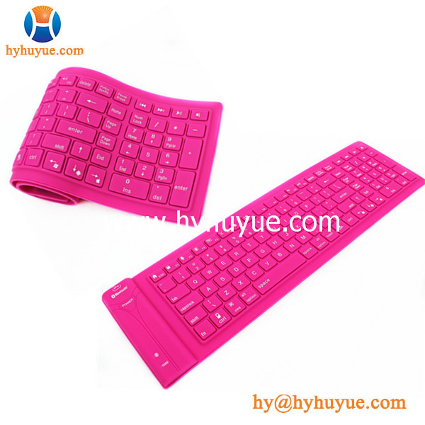 Bluetooth 109 keys 2014 Newest Silicon PC/ Tablet/ Laptop/ Smartphone Keyboard Waterproof