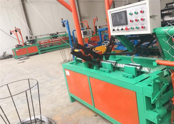Cheap Automatically Double Wire Chain Link Fencing Machine Diamond Mesh Weaving Machine for sale