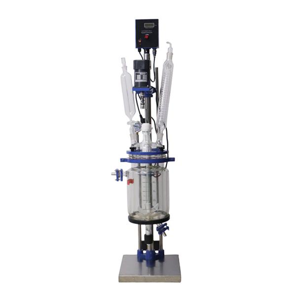 Double Layer Lab Chemical 5L Jacketed Glass Reactor