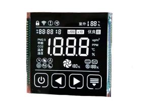 3.5V VA LCD Display Transmissive Monochrome Numeric Screen Seven Segment Digit LCD Module
