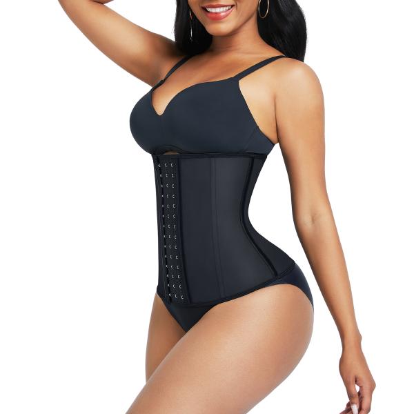 Customizable Steel Bones High Waist Latex Corset Waist Trainer Belt Shaper for Adults