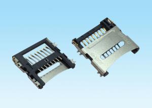 Quality Full Plastic T Flash Memory Card Connector Ticket Collector 8 Pin Active Status wholesale