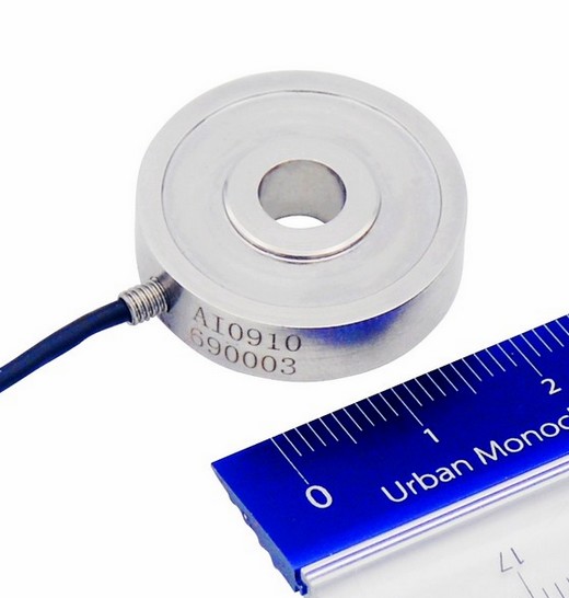Small Size Donut Load Cell 50N 100N Hollow Force Sensor 200N 500N 1kN