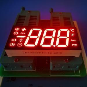 Quality Ultra Bright Red 3 Digit 7 Segment LED Display Common Cathode for Refrigeration Control Panel wholesale
