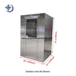 Buy cheap One Person SS304 Air Shower Room With Manual Swing Doors / 3 Way Blow Jet Type from wholesalers
