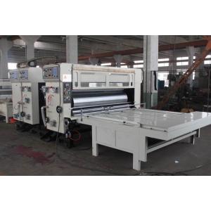 Quality Multicolor Flexo Printing Slotting Machine / Cardboard Cutter Printer Machine wholesale