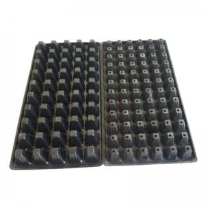 China 105 Holes Rectangular Polystyrene Seed Raising Tray Deep Cell Plug Trays 540X280mm on sale