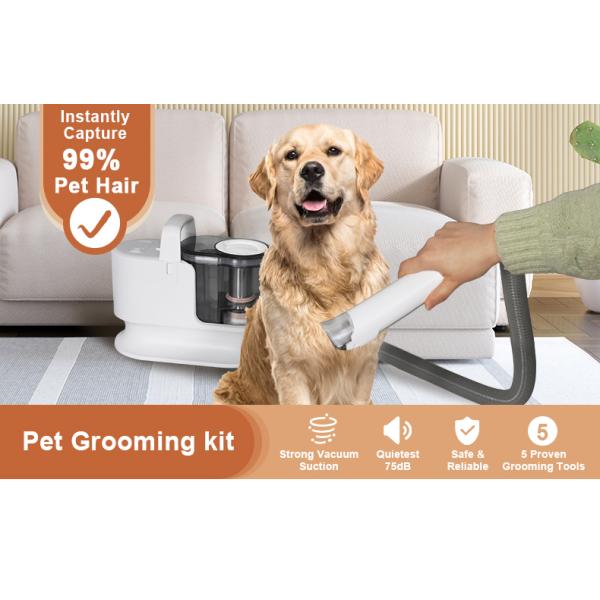 Sustainable dB A 65dB Pet Grooming Kit Vacuum Cleaner for Pet Hair Cleaning