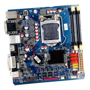 China Intel H61 mini itx motherboards LGA1155 6COM 8USB DDR3 industrial Laptop mainboards 3*SATA2.0 with DVI, HDMI, VGA on sale