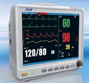 Quality 12.1 Inch High Resolution Color LCD Patient Monitor With 6 Standard Parameters ECG, RESP, NIBP, SPO2, 2-TEMP, PR/HR wholesale