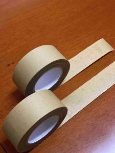 China Practical Rubber Kraft Paper Adhesive Tape , Single Sided Paper Tape Brown on sale