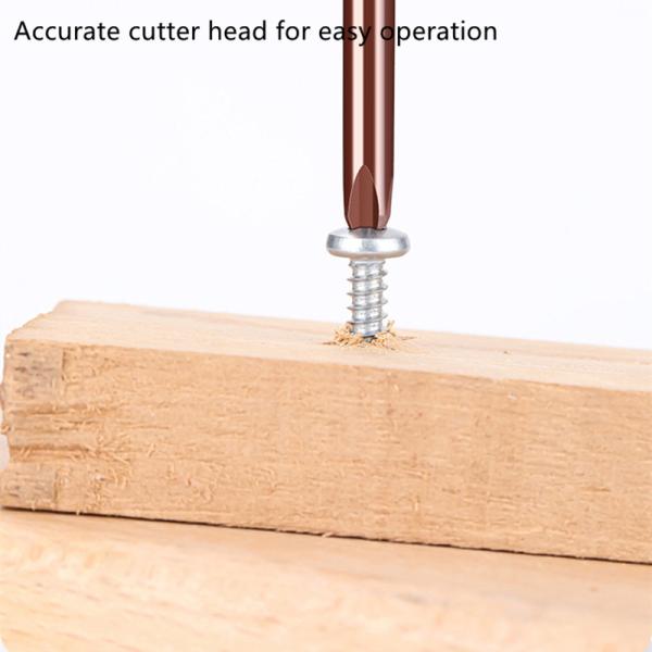 Comfortable Non-Slip Handle Magnetic Phillips Screwdriver With Chromium-Vanadium Steel