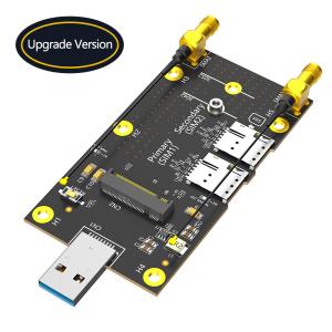 China PCI Express Gen 3.0 8 Gbps NGFF M.2 to USB 3.0 Adapter with Dual NANO SIM card Slot on sale