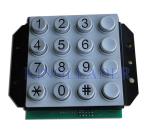 Rugged Vandal - Proof Numeric Keypad With 16 Keys , Ideal For Access Control