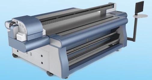 Cheap 4 Colors Tile Roll to Roll UV Flatbed Printer with Full - automatic Printhead Cleaning for sale