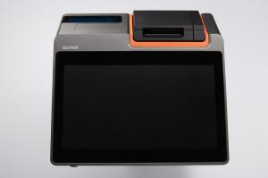 Quality WIFI Bluetooth NFC POS Terminal With Printer Android 7.1 System Compact Design wholesale