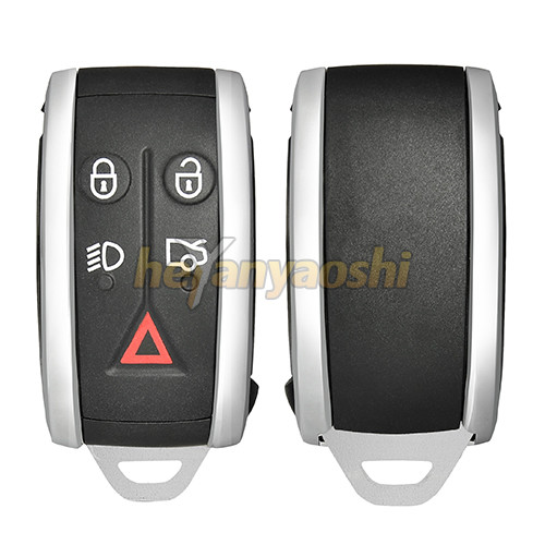 Quality Jaguar 5 Buttons Smart Key Shell with Emergency Key Insert wholesale