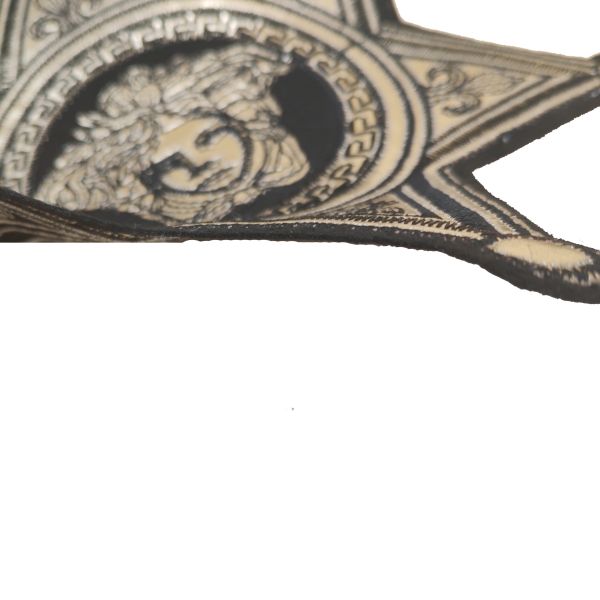 Sew On Custom Embossed Leather Patches / Custom Made Logo Patches 21*20CM Size