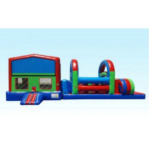 Quality Big And Bright Inflatable Obstacle Course Challenge Eco Friendly wholesale