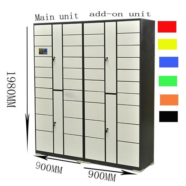 Odm Express Muchn Mailbox Parcel Locker Electrostatic Powder Coating Surface
