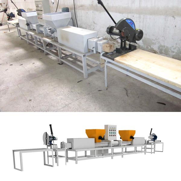 Uk Chipboard Pallet Blocks Making Machine For European Pallets