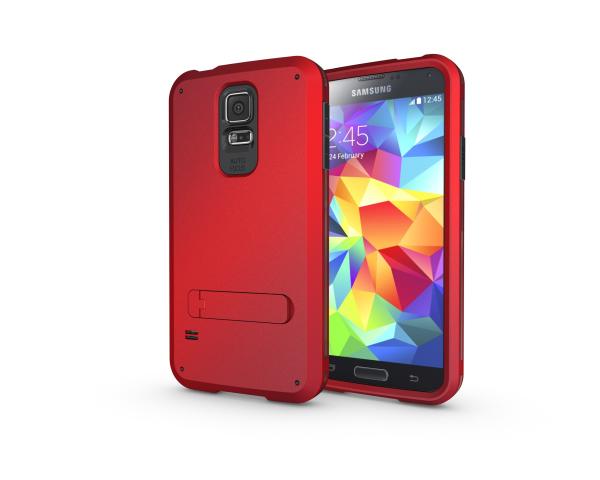 Cheap 3-in-1 case for Samsung S5, unique design with stand, different color available,protective for sale