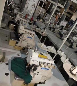 Quality Used Industrial Juki Overlock Sewing Machine 220V 550W electric direct drive wholesale