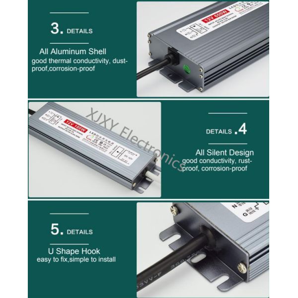 IP67 Waterproof LED Power Supply 150W LED Driver 24V 6.25A For Line Light