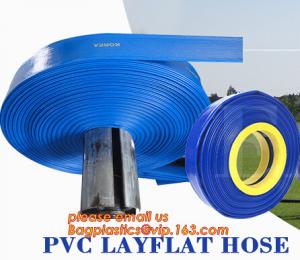 Quality Swimming Pools, Reinforced PVC Discharge Hose, Heavy Duty Lay Flat Pool Drain Water Transferring wholesale
