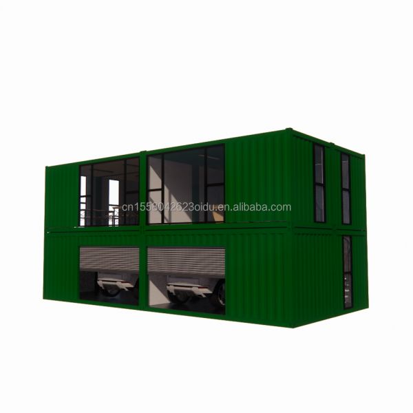 Customizable Flat Package Prefabricated House with Modern Design Style and Aluminum Alloy Windows