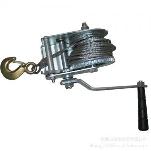 China Marine Ship Deck Equipment For Trailer , Portable Manual Hand Winch on sale