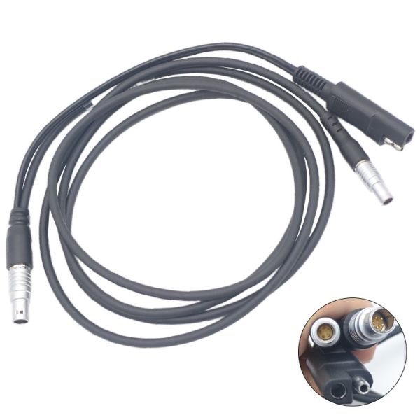 UniStrong GNSS RTK 5-Pin Data Transmission Cable Power Cable for External Radio 220V Power Adapter