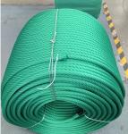 16mmx500m Red/Yellow Color Polyester Combination Wire Rope With High Breaking
