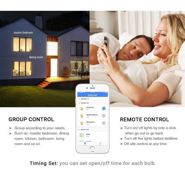 Wifi Smart Light Bulb 7w RGBCW