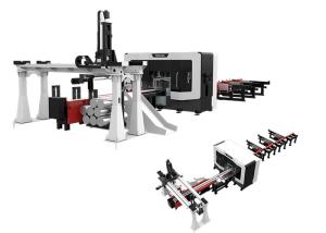 Automatic Marking And Palletizing Sawing Line 200-2000m/Min With Balancing Systems