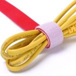 Hook loop Double Sided Roll for Computer cord wrap , 25m / roll
