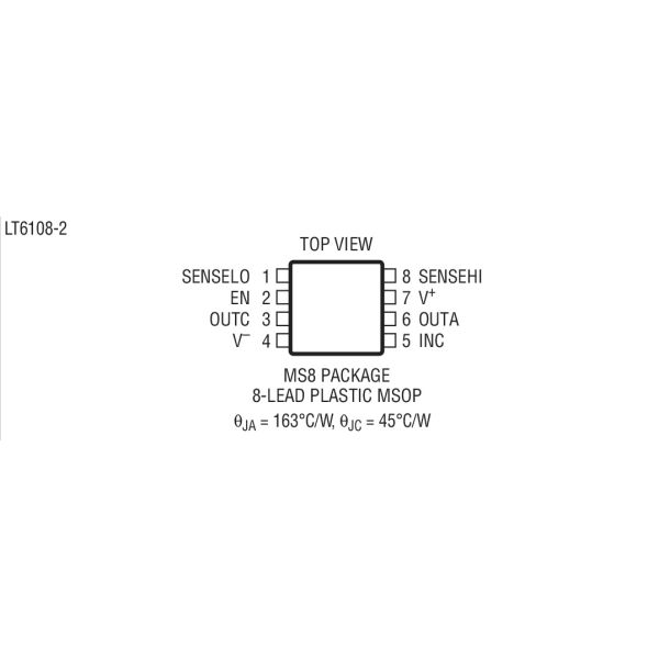 Precision Current Sense Amplifier IC Chips LT6108IDCB-2#TRMPBF