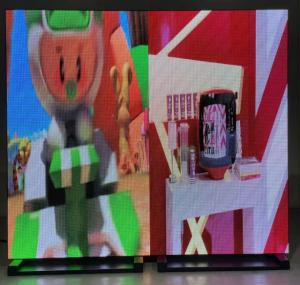 China Full Color Rear Window LED Display P3 RGB Programmable Advertising Board on sale