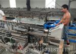 PLC Control Fully Automatic single wire Chain Link Fence Machine fast and