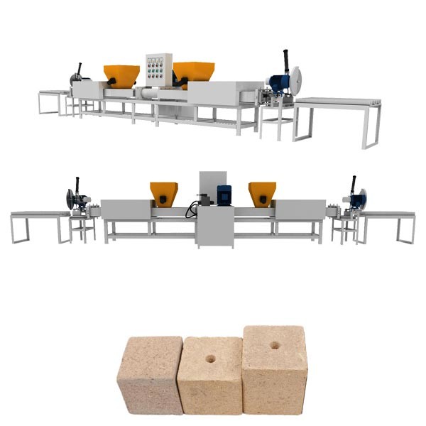 Finland Pressed Wood Chips Pallet Block Machine For EUR-Pallets