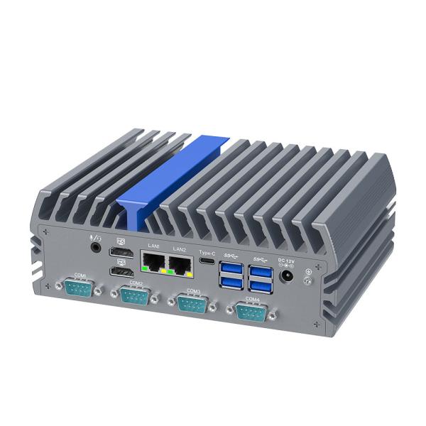 Cheap Fanless Industrial Computer Ten Core DDR5 4800 Al Embedded Computer for sale