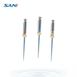 China ISO Flexible 3pcs/Pack Endodontic Niti Files For Root Canal Treatment on sale