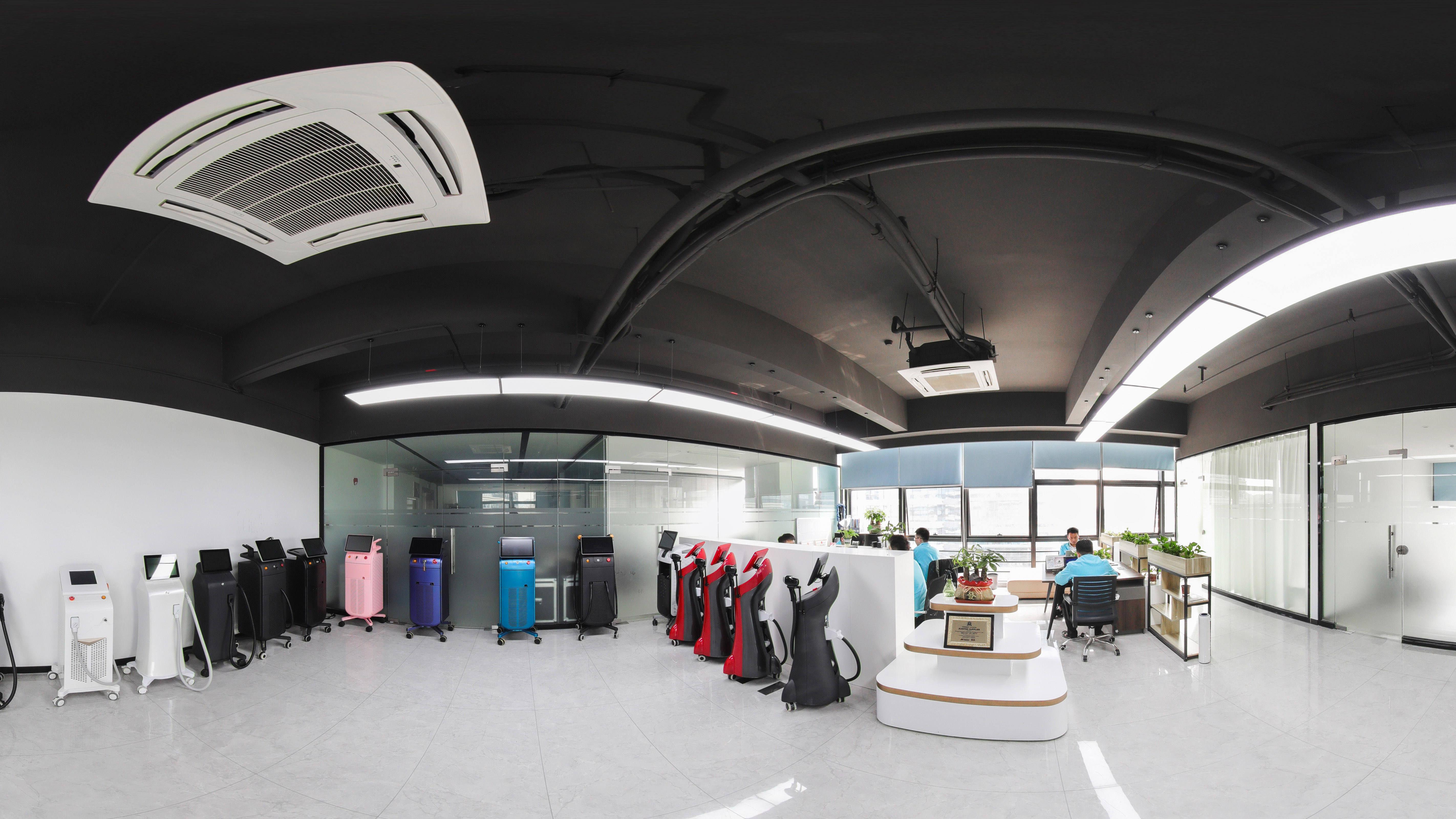 Stationary Q Switched Nd Yag Laser Machine Professional Pico Laser Tattoo Removal Machine 808nm