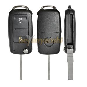 Quality Vw 2 Buttons Smart Key Shell with Emergency Key Insert wholesale