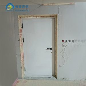 Quality 60 Minutes Fire Rated Acoustic Insulation Door with Threshold wholesale