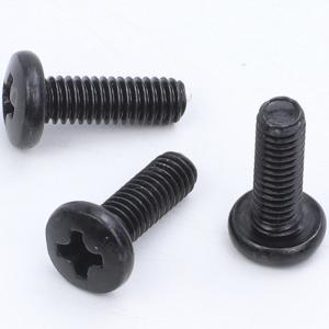 China M3,M5,M6, M8 Black Cross Recessed Pan Head Screw Blunt Point Type for Solar Panel Installation on sale