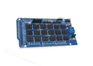 Quality Arduino Mega Shield V1.0 V2.0 MEGA 2560 Support IIC Robot Parts Mega2560 Sensor Shield wholesale
