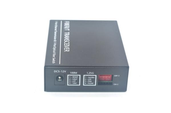 Cheap SFP Port 10/100/1000M Media Converter For Monitoring System with LFP  Function for sale