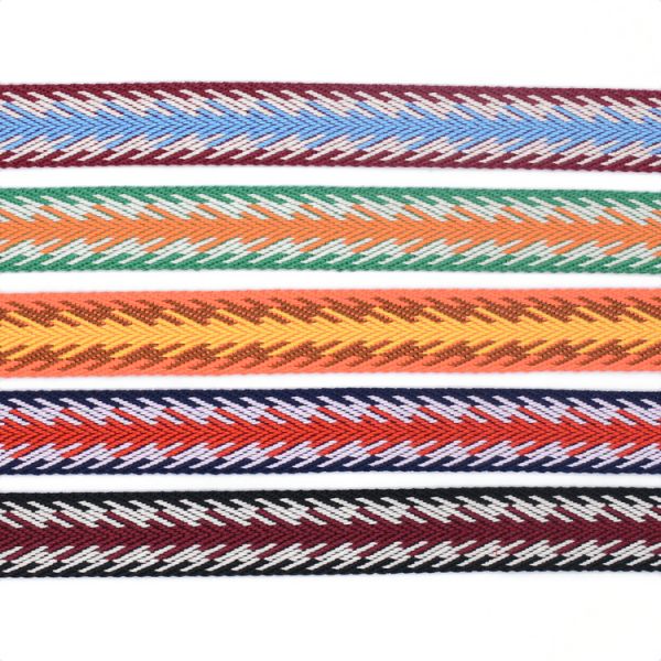 Thick Pattern Arrow 3.5cm Jacquard Ribbon Trim